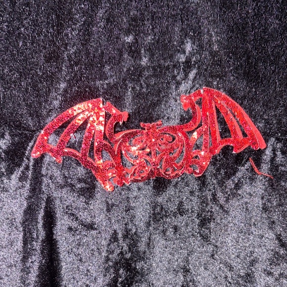 Spirit Black and Red Kids Gothic Costume size S - Picture 4 of 9